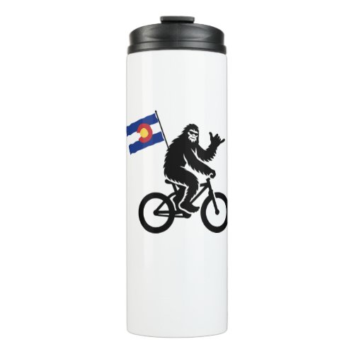 Bigfoot Cycling Colorado Flag Thermal Tumbler