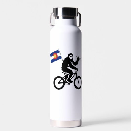 Bigfoot Cycling Colorado Flag Water Bottle