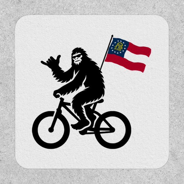 Bigfoot Cycling Georgia Flag Patch (Front)