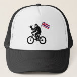 Bigfoot Cycling Hawaii Flag Trucker Hat