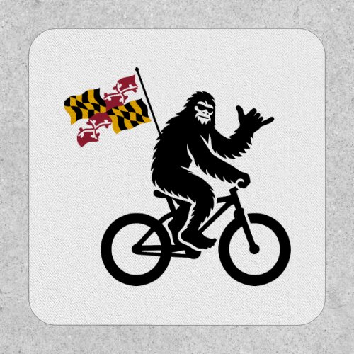 Bigfoot Cycling Maryland Flag Patch