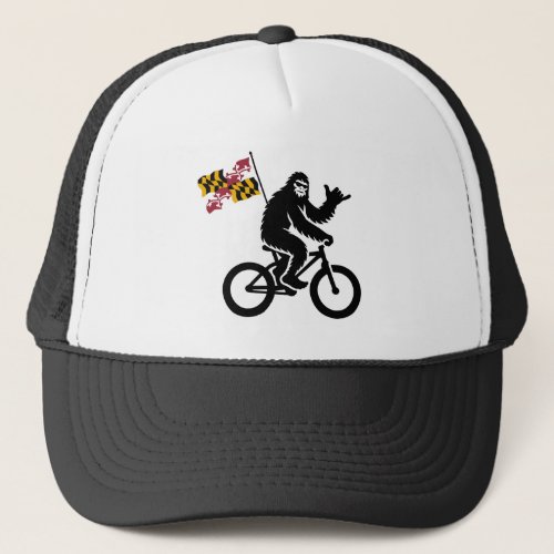 Bigfoot Cycling Maryland Flag Trucker Hat