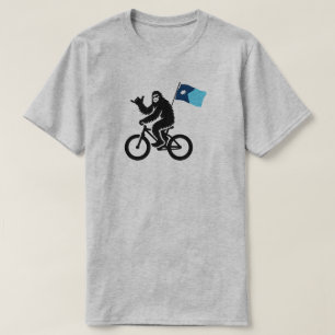 Bigfoot Cycling Minnesota Flag T-Shirt