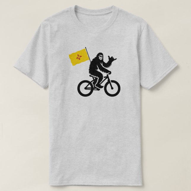 Bigfoot Cycling New Mexico Flag T-Shirt (Design Front)