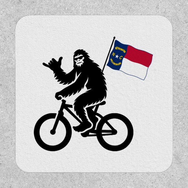 Bigfoot Cycling North Carolina Flag Patch (Front)