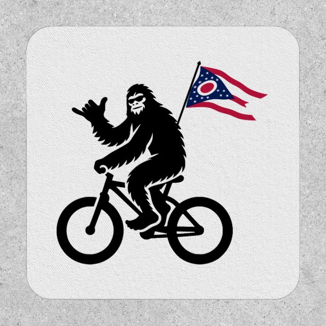 Bigfoot Cycling Ohio Flag Patch (Front)