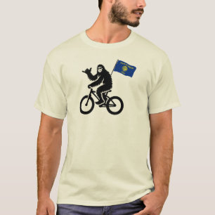 Bigfoot Cycling Oregon Flag T-Shirt