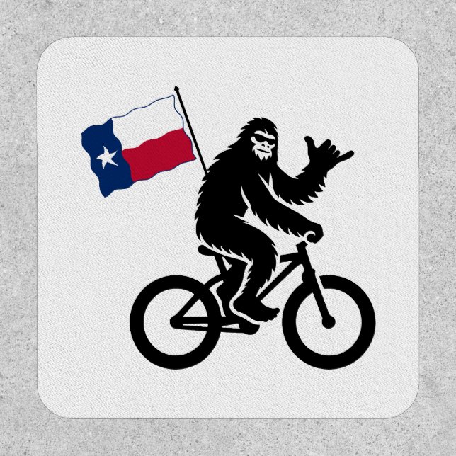 Bigfoot Cycling Texas Flag Patch (Front)