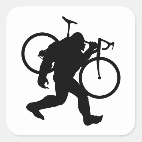 Bigfoot Cyclocross Square Sticker