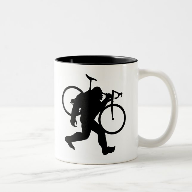 Bigfoot Cyclocross Two-Tone Coffee Mug (Right)
