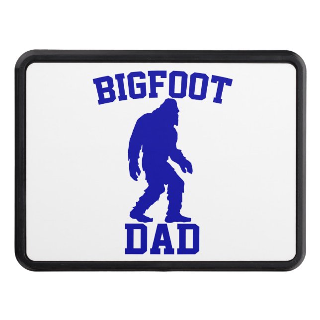 Bigfoot Dad - Funny Bigfoot Hitch Cover (Front)