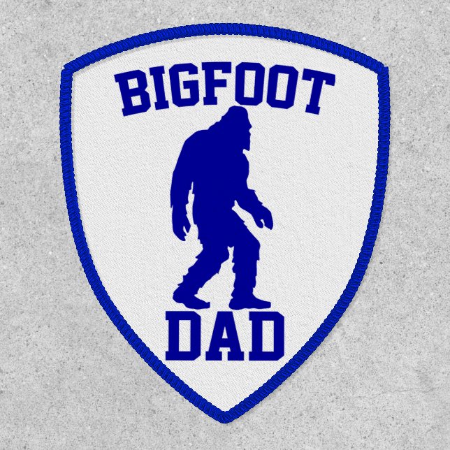 Bigfoot Dad - Funny Bigfoot Patch (Front)