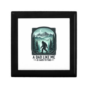Bigfoot Dad Vintage Engraving Funny Father Shirt D Gift Box