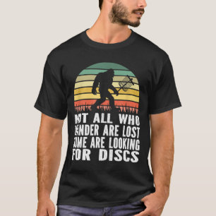 Bigfoot Disc Golf Sasquatch Yeti Frisbee Golf Ulti T-Shirt