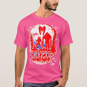 Bigfoot Dogman Mothman Ufo National Cryptid Societ T-Shirt