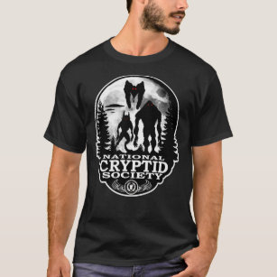 Bigfoot, Dogman, Mothman, UFO&x27;s; National Cryp T-Shirt