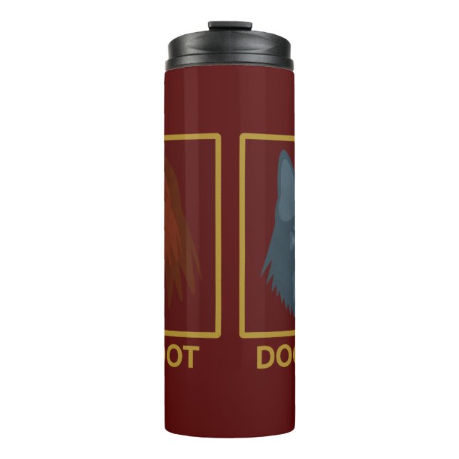 Bigfoot & Dogman Thermal Tumbler (Front)