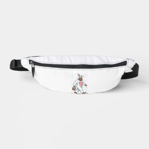 Bigfoot Easter Bunny Costume Funny Sasquatch Men W Fanny Pack