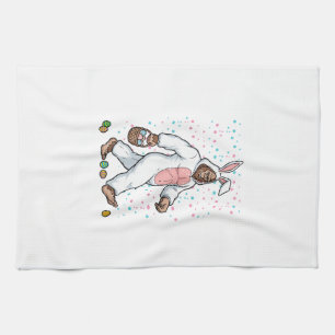 Bigfoot Easter Bunny Costume Funny Sasquatch Men W Kitchen Towel