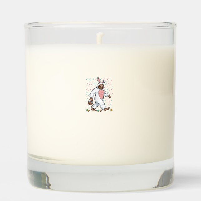 Bigfoot Easter Bunny Costume Funny Sasquatch Men W Scented Candle (Front)