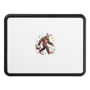 Bigfoot Easter Day Funny Sasquatch Cute Bunny East Hitch Cover
