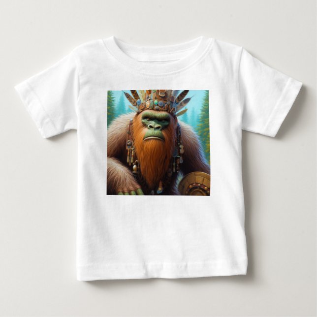 Bigfoot Eco Warrior Baby T-Shirt (Front)