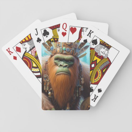 Bigfoot Eco Warrior Poker Cards