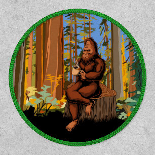 Bigfoot Enjoying His First Cup Of Coffee of the Da Patch