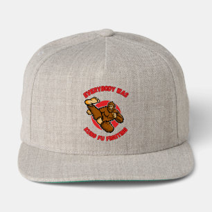 Bigfoot Everybody Was Kung Fu Fighting Snap Back Hat