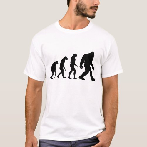 Bigfoot Evolution T_shirt