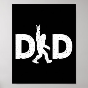 Bigfoot Fathers Day  Poster