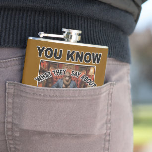 Bigfoot Feet Joke Flask