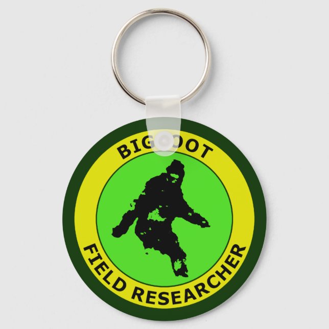 Bigfoot Field Researcher Keychain (Front)