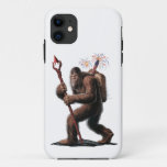 Bigfoot Fireworks 4th of July Usa Flag Sasquatch  iPhone 11 Case