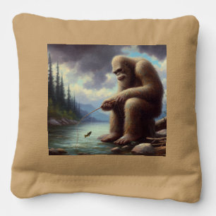 Bigfoot Fishing Cornhole Bags