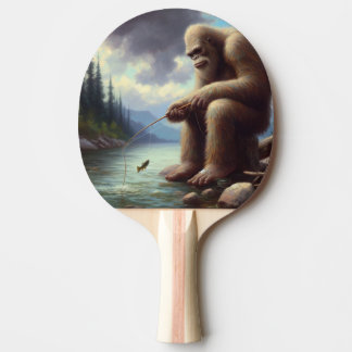 Bigfoot Fishing Ping Pong Paddle