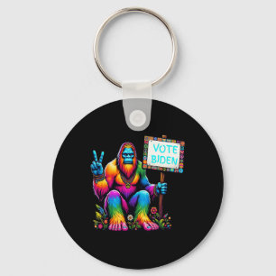 Bigfoot For Biden Kamala Harris 47 47th President Keychain