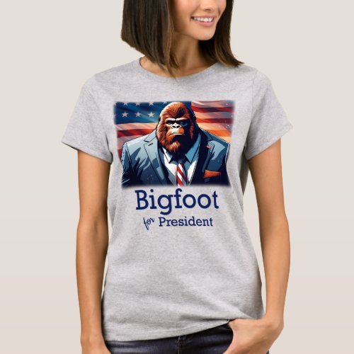Bigfoot for President T_Shirt