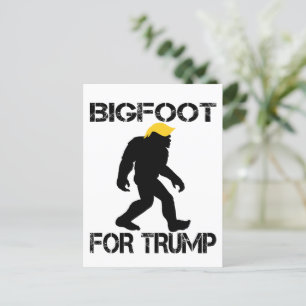 Bigfoot For Trump 2024 Elections  Postcard