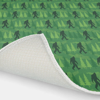 Bigfoot Forest Pine Tree Pattern Outdoor Rug