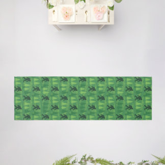 Bigfoot Forest Pine Tree Pattern Runner