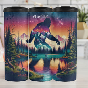 Bigfoot: Forest Reflection, Starry Peaks Thermal Tumbler