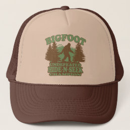 BIGFOOT Funny Saying (vintage distressed design) Trucker Hat