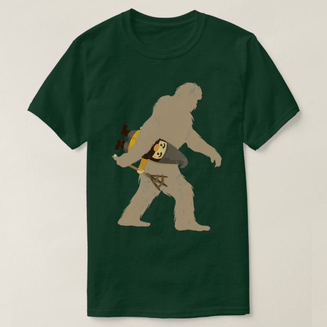 Bigfoot Gnome Funny Gift T-Shirt (Design Front)