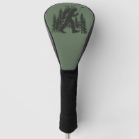 Bigfoot Golfer Tree Funny Sasquatch Golfing Golf