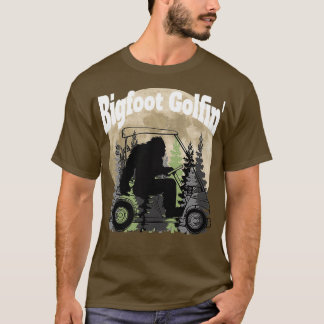 Bigfoot Golfing Golf Golfs Golfer T-Shirt