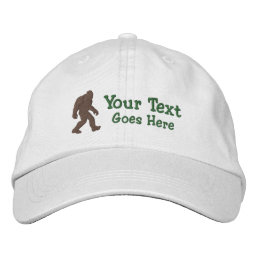 Bigfoot Gone Squatchin Customizable Embroidered Baseball Cap