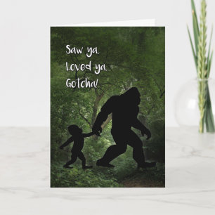 Bigfoot Gotcha Day for Adoption of Son Card