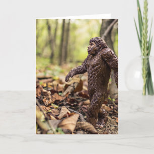 Bigfoot Greeting Card Sasquatch