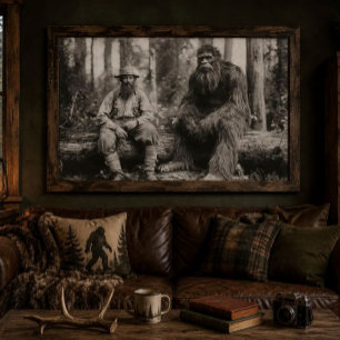 Bigfoot Guardian 36x24 Gallery Wrap